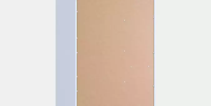 VIHALS wardrobe with 2 doors