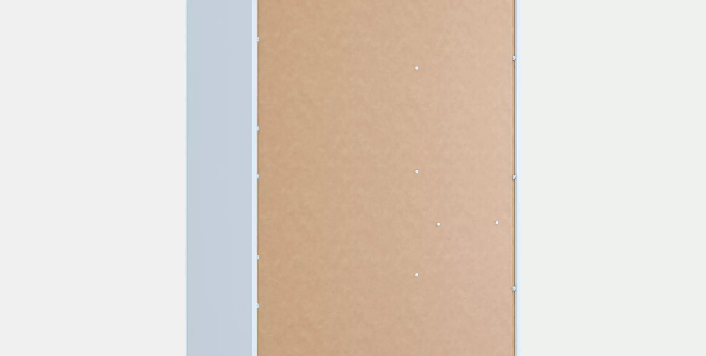 VIHALS wardrobe with 2 doors 3D model_0