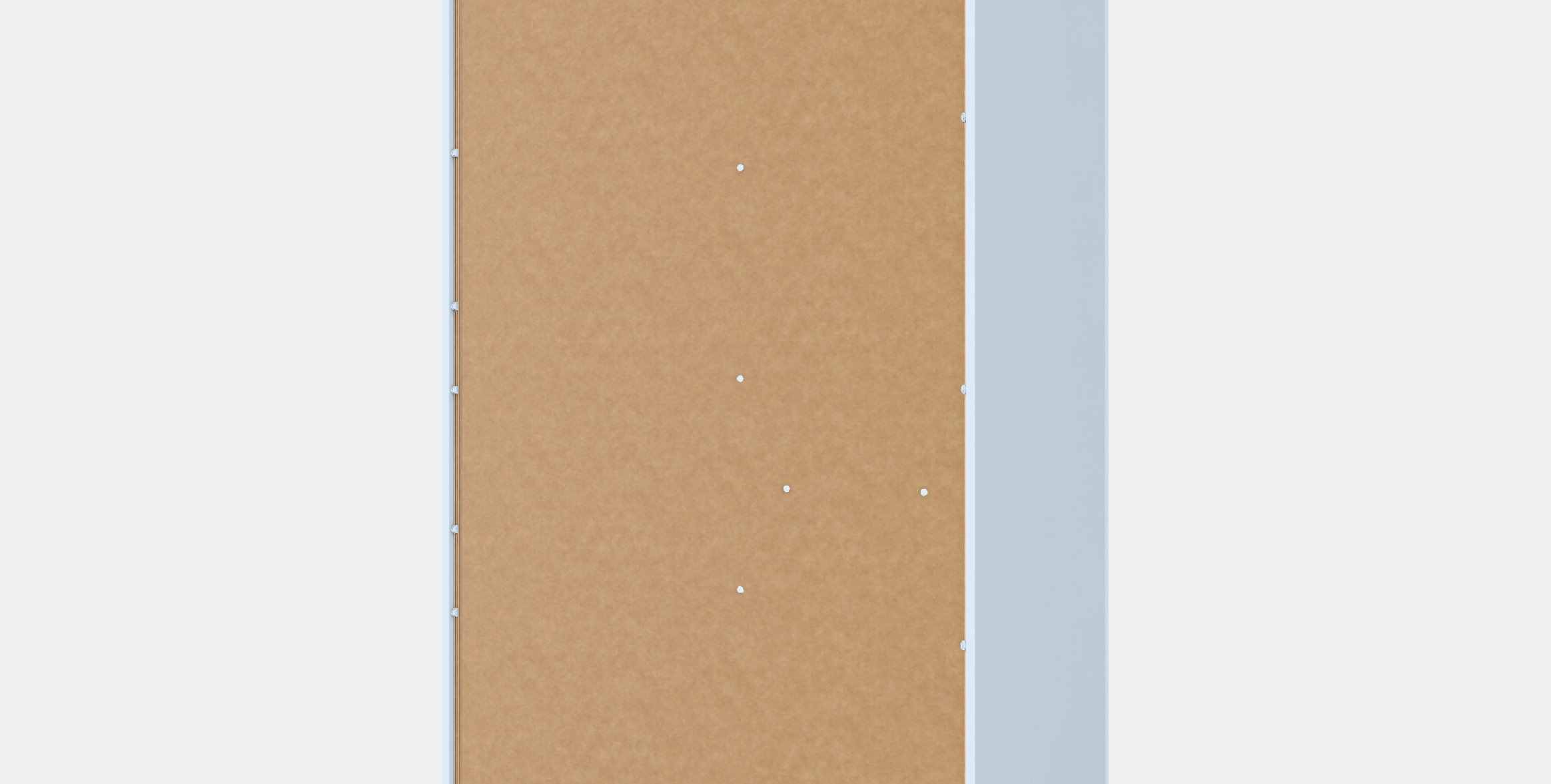 VIHALS wardrobe with 2 doors 3D model_7