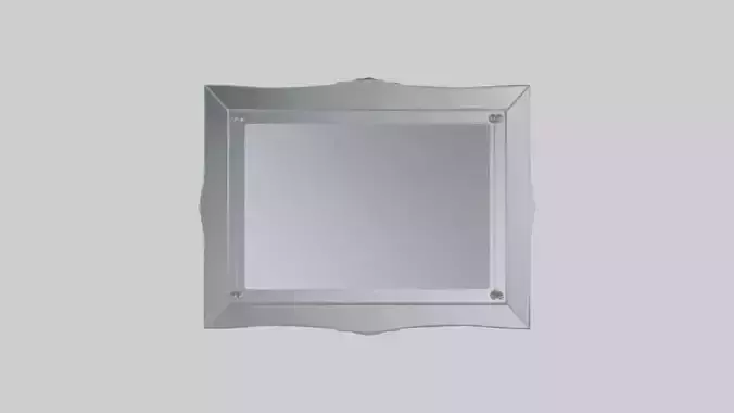 Beveled glass mirror model