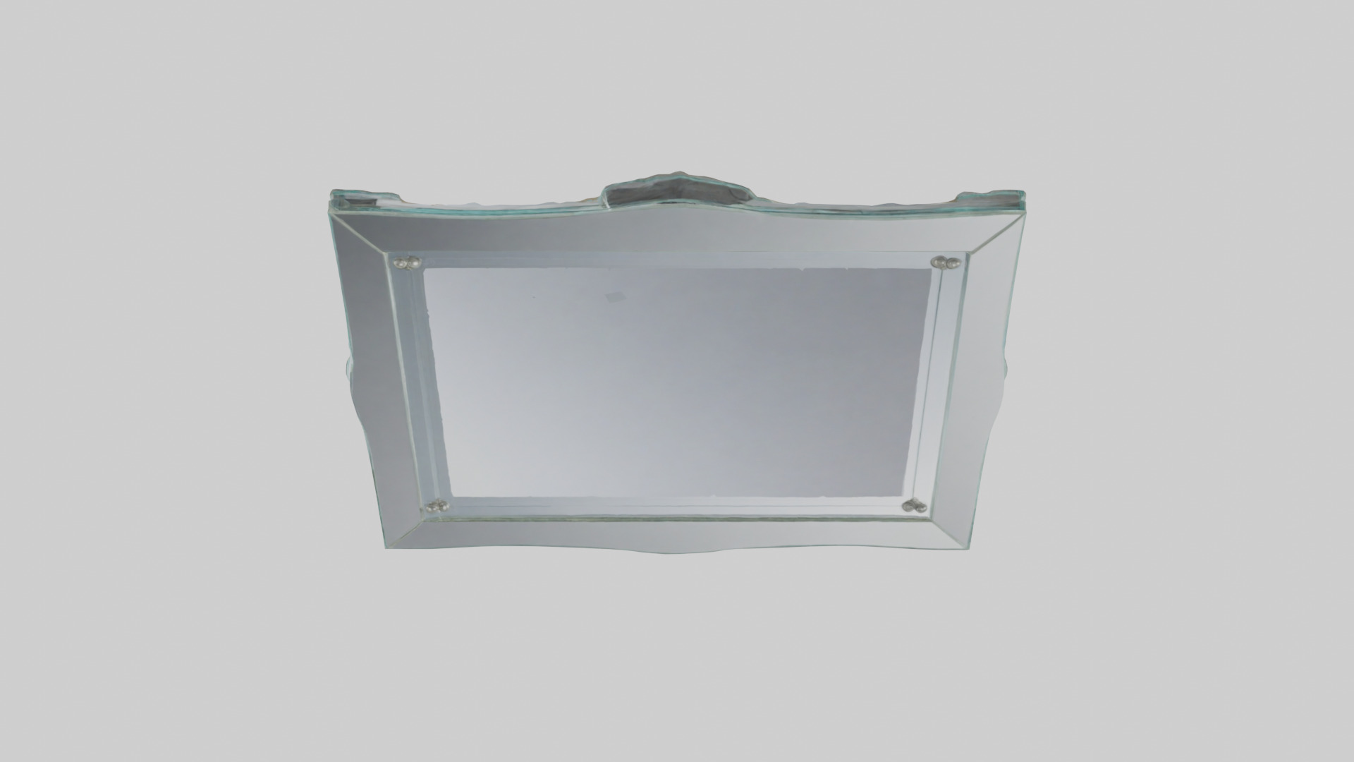 Beveled glass mirror model Low-poly 3D model_15