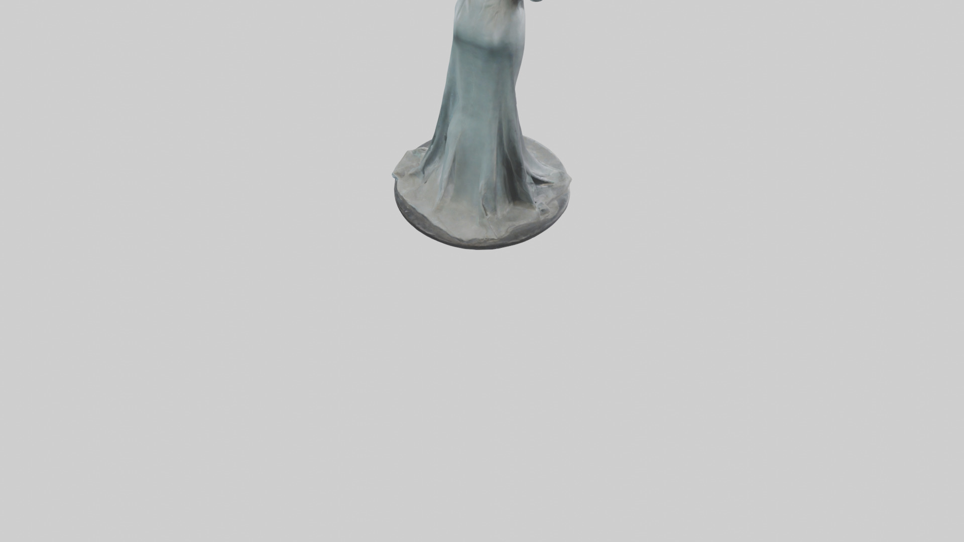 Bette Davis statue model Low-poly 3D model_4