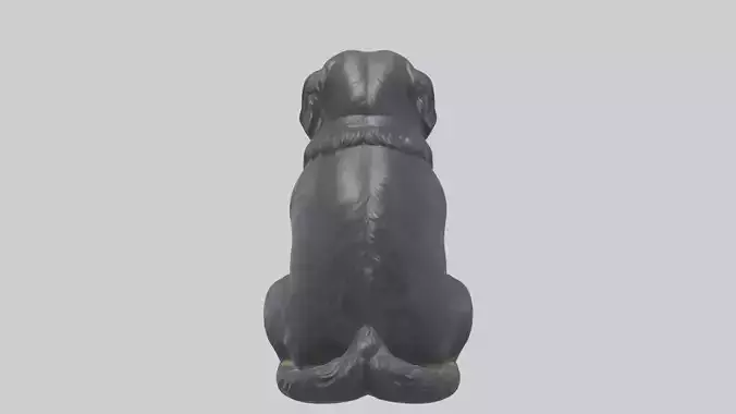 Bernese Mountain Dog statue model