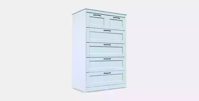 SONGESAND chest of drawers with 6 drawers 1