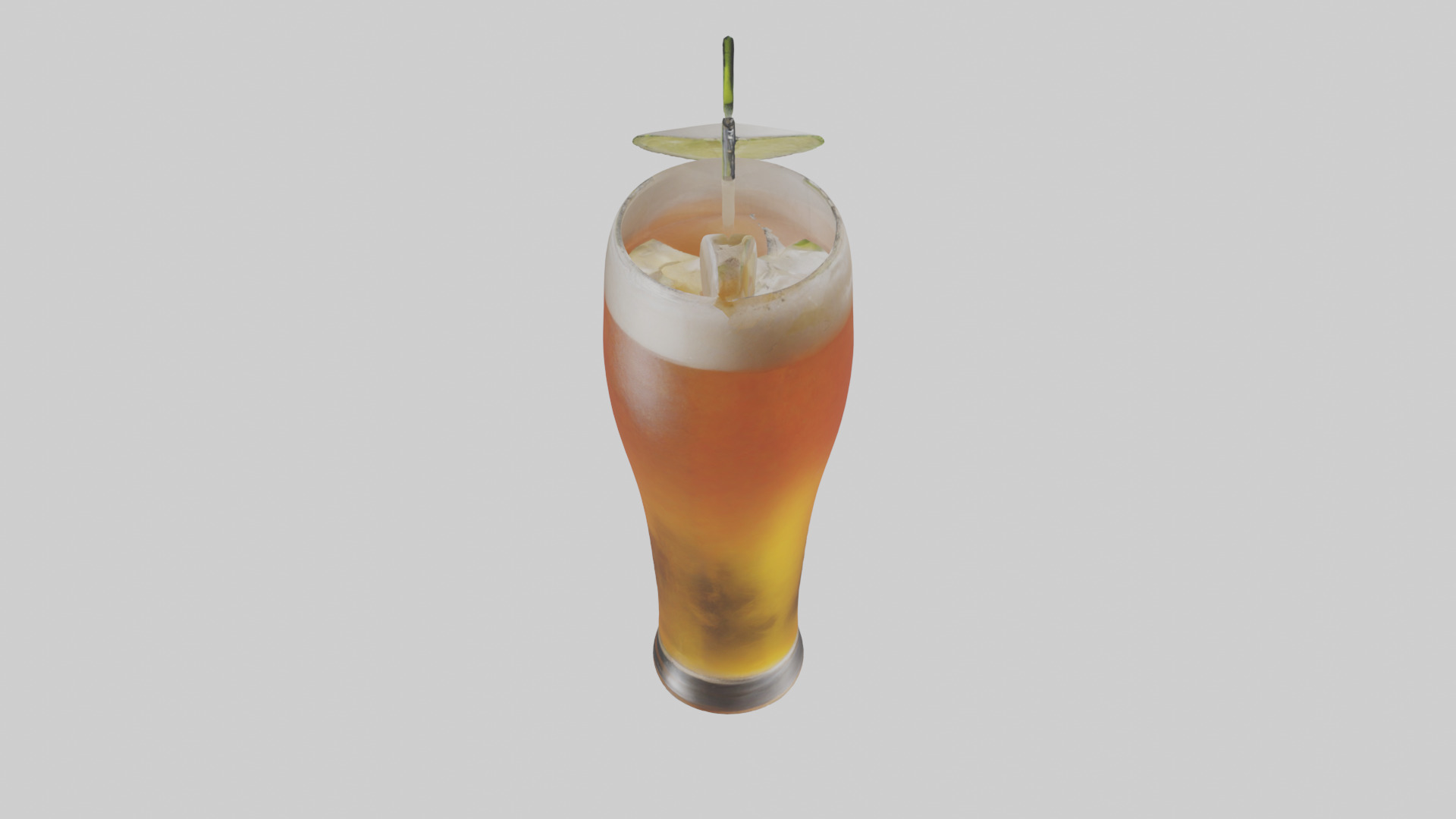 Beer cocktail model Low-poly 3D model_17
