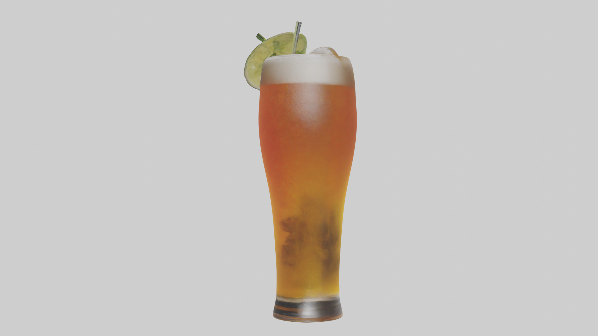 Beer cocktail model Low-poly 3D model_10