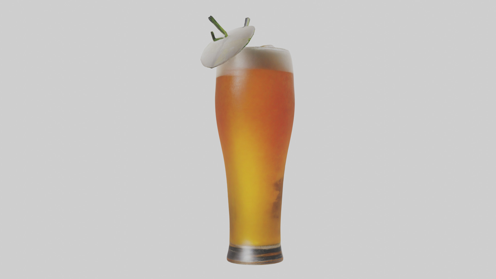 Beer cocktail model Low-poly 3D model_7