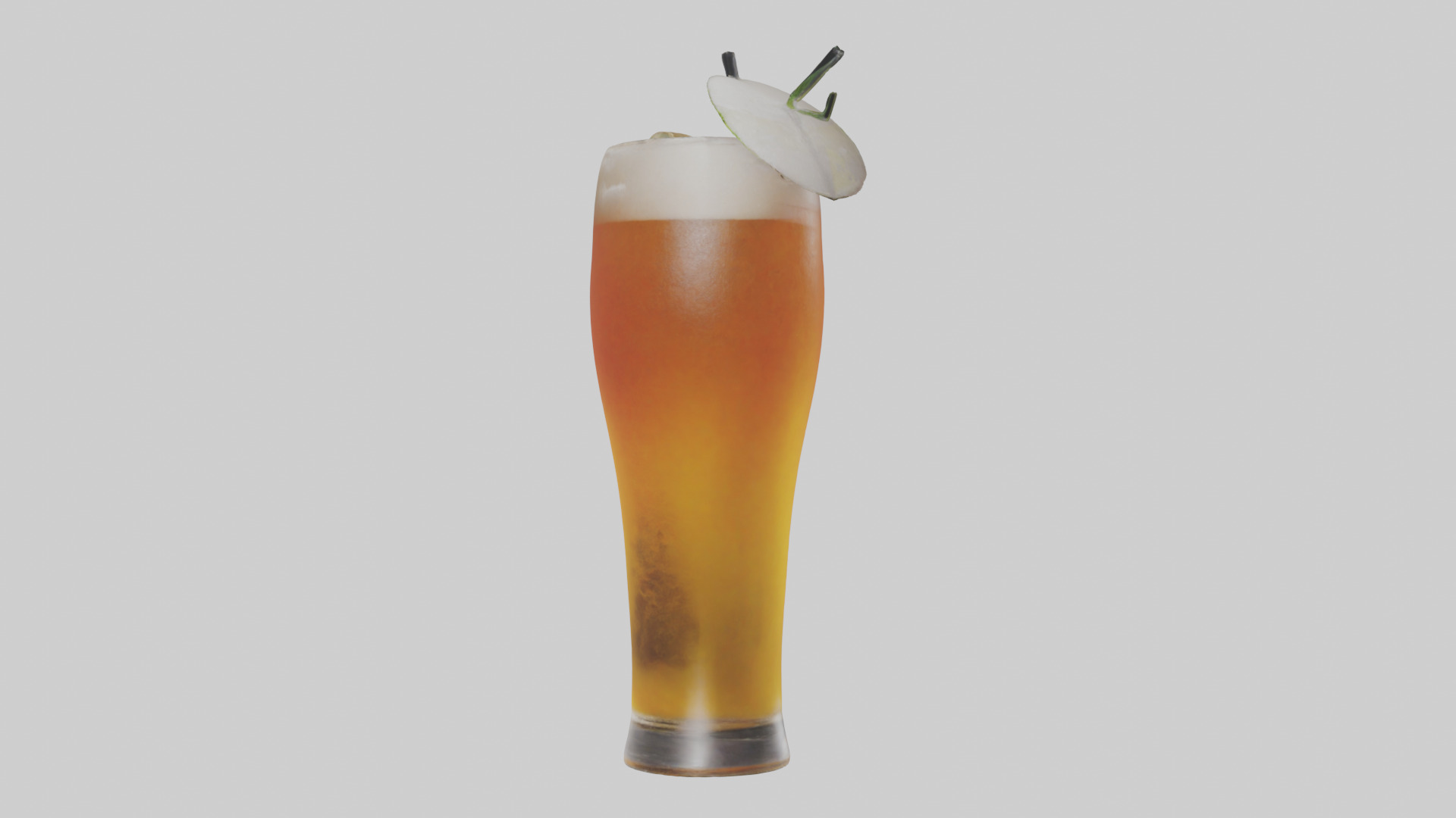 Beer cocktail model Low-poly 3D model_2