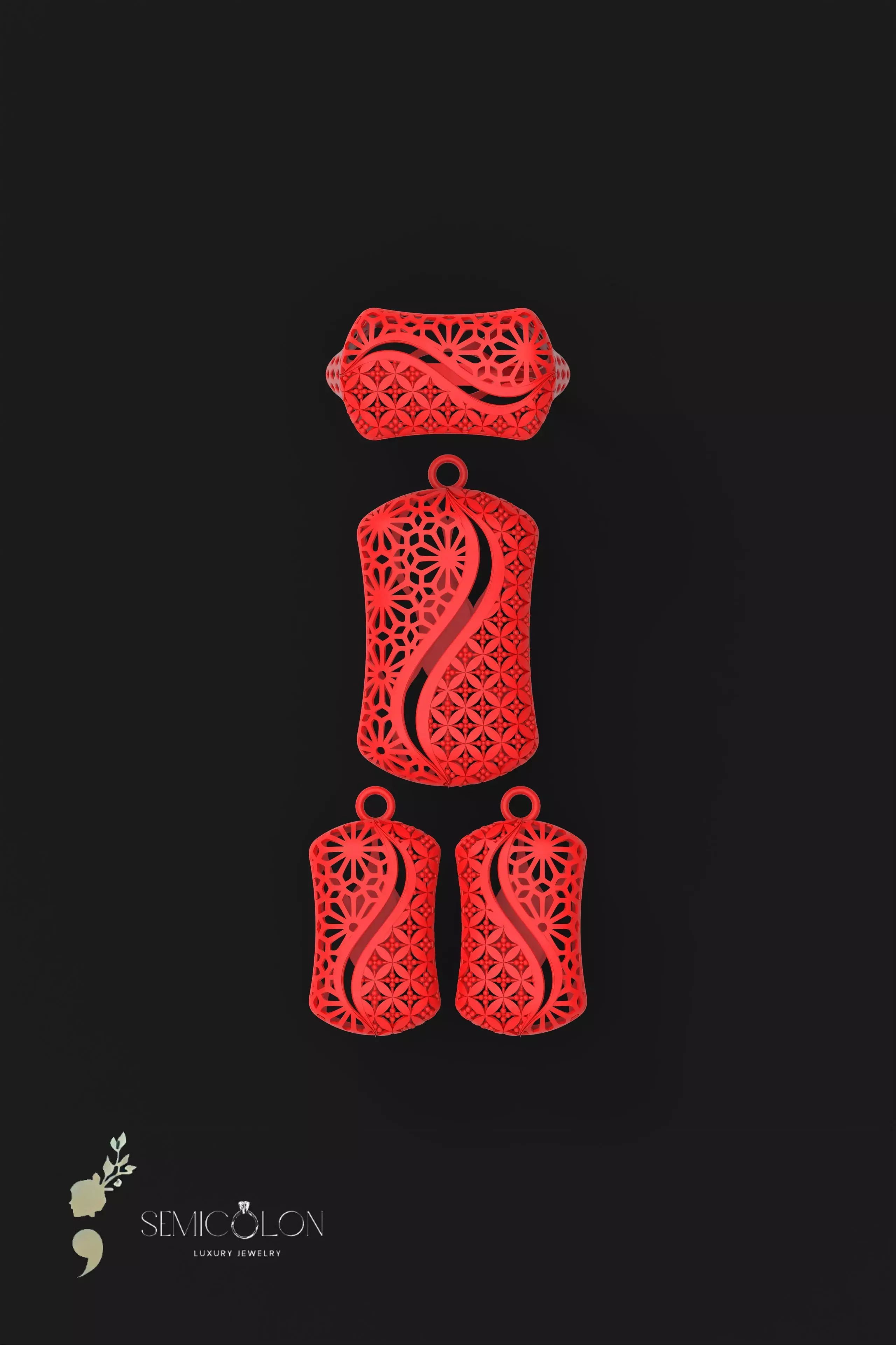 Half set 3D print model_0