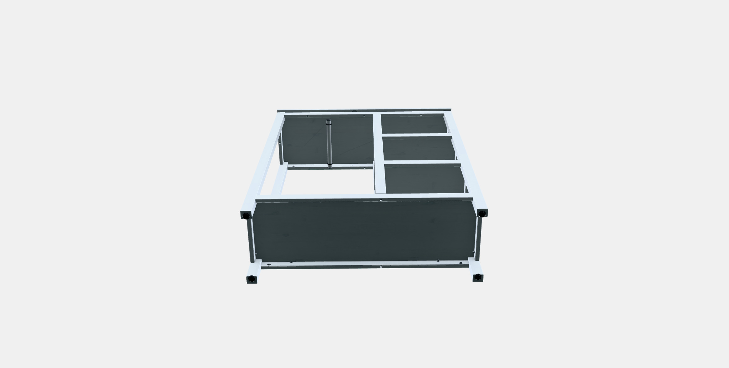 HEMNES closet open 3D model_4