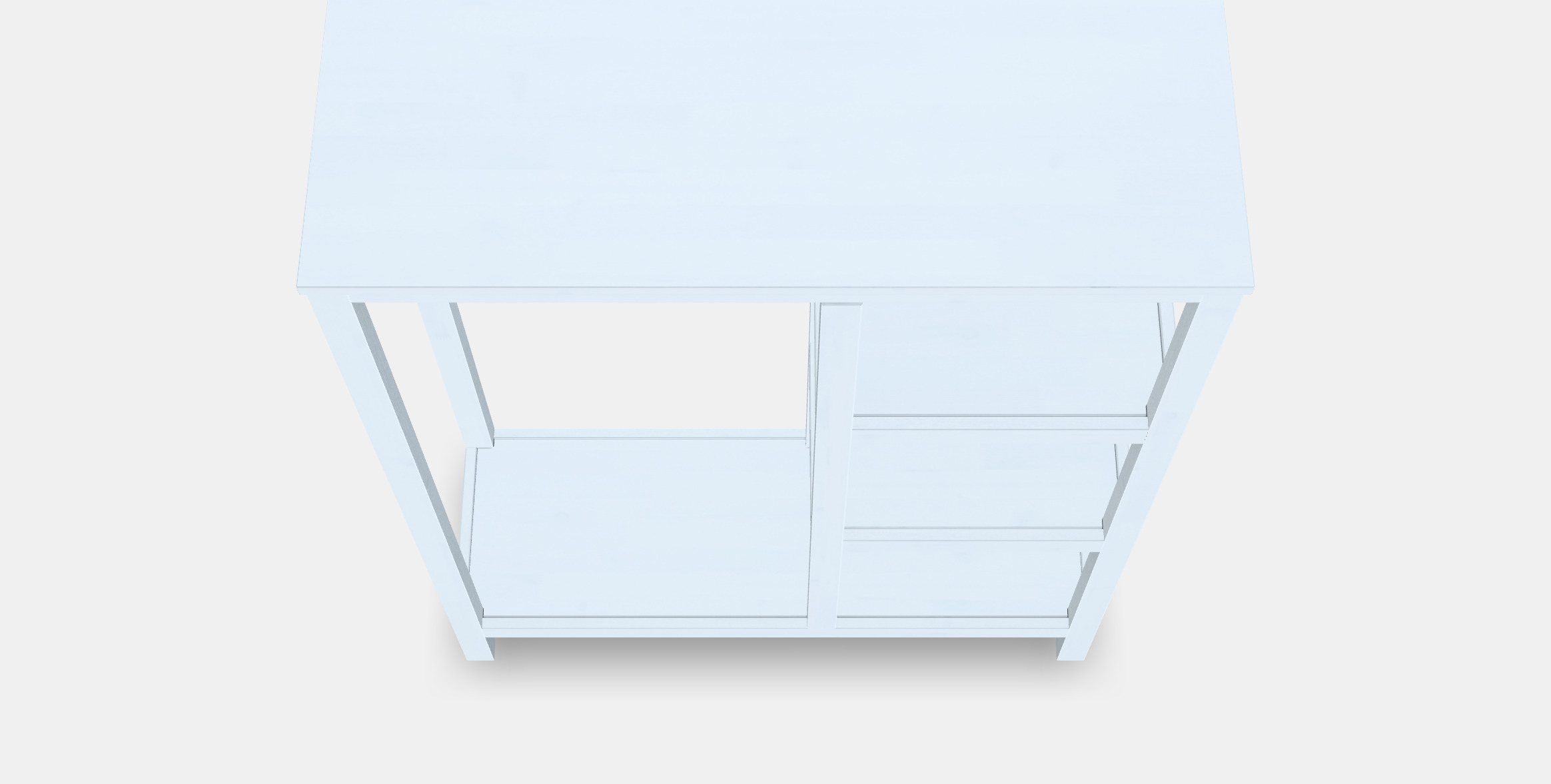 HEMNES closet open 3D model_7