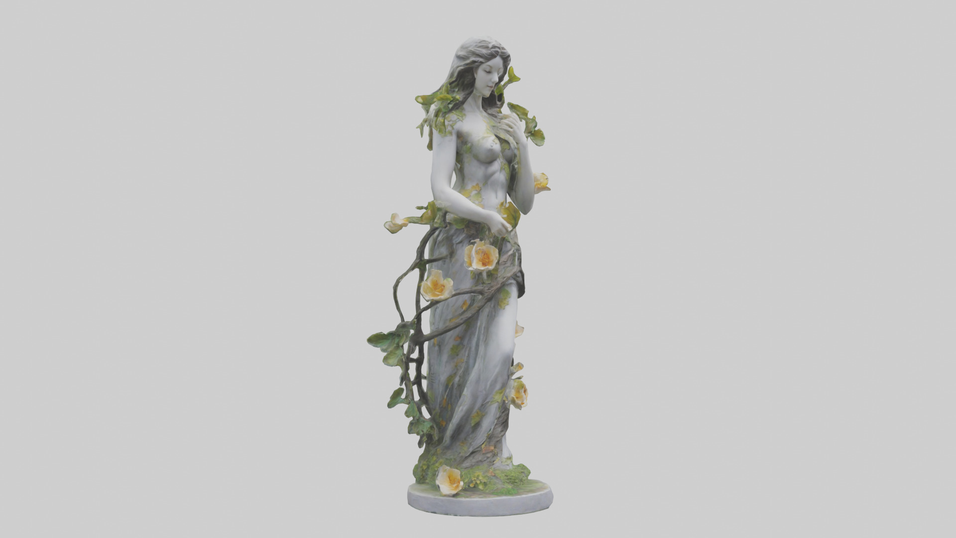 Beauty of Nature statue model 3D model_1