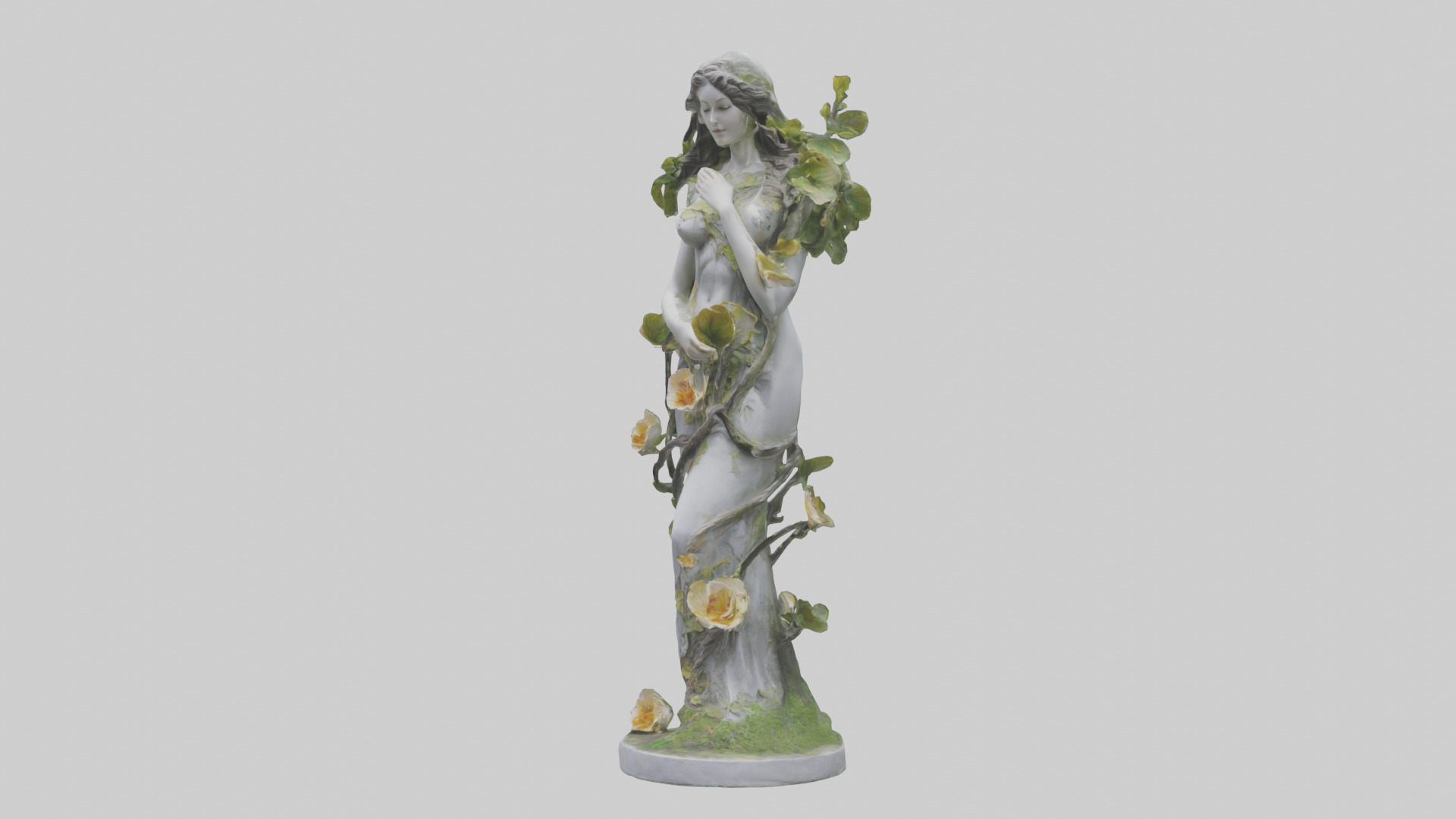 Beauty of Nature statue model 3D model_10