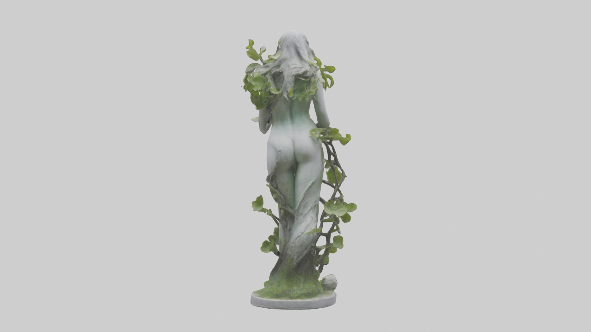 Beauty of Nature statue model 3D model_2