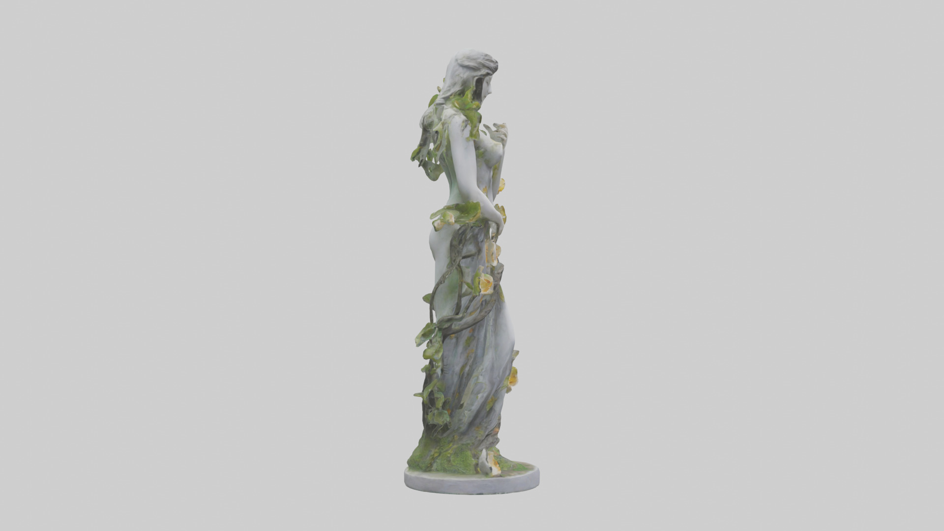 Beauty of Nature statue model 3D model_13