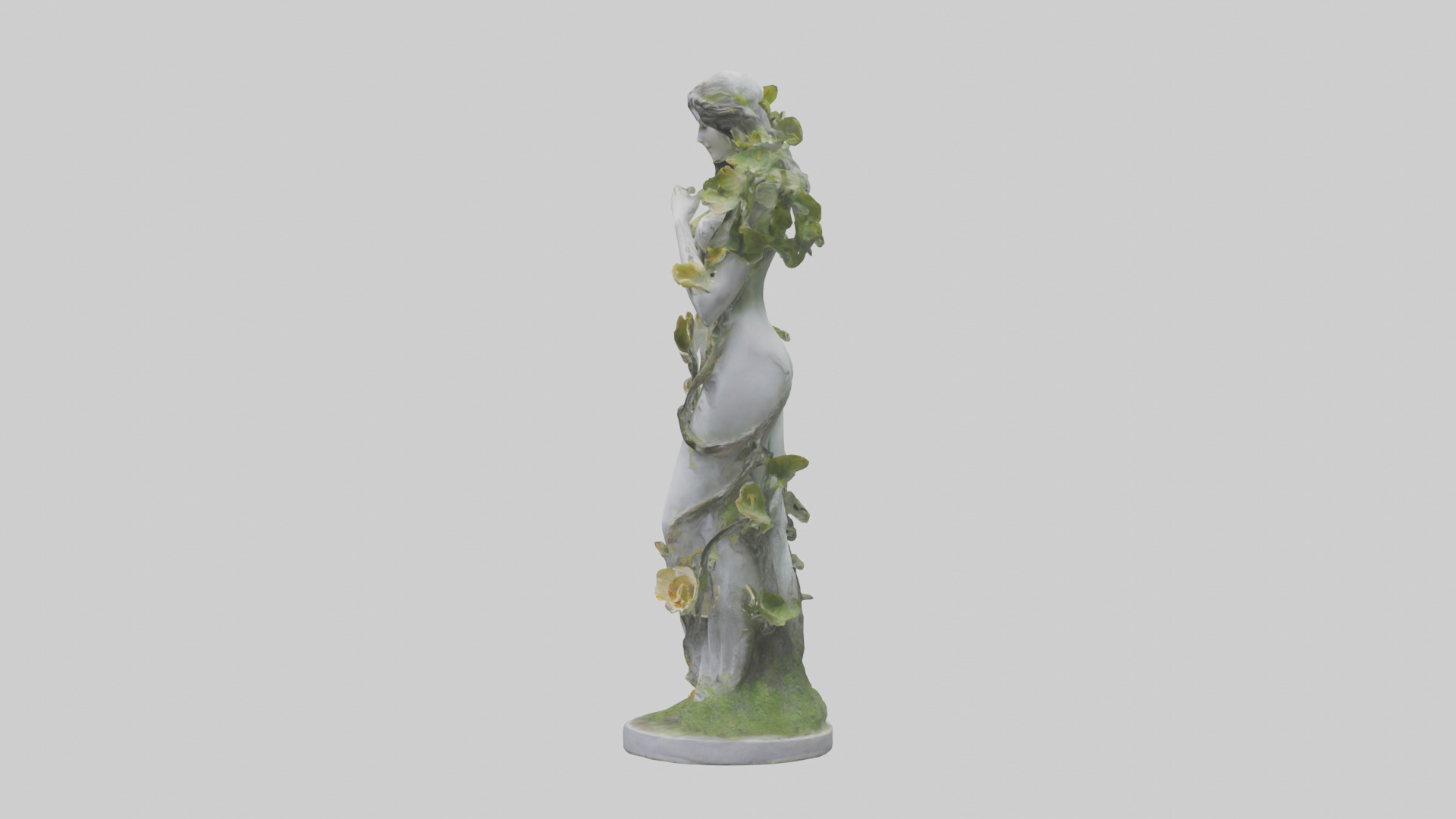 Beauty of Nature statue model 3D model_12