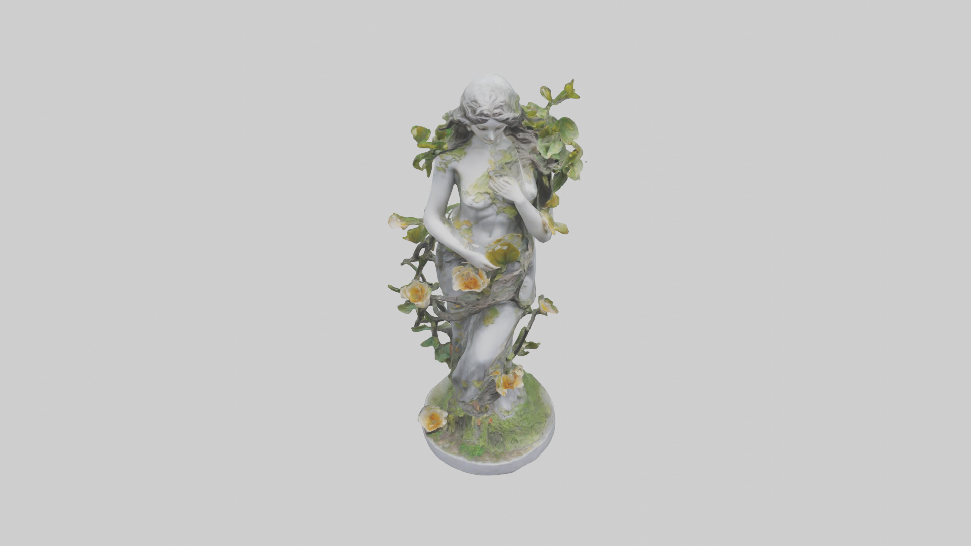 Beauty of Nature statue model 3D model_16