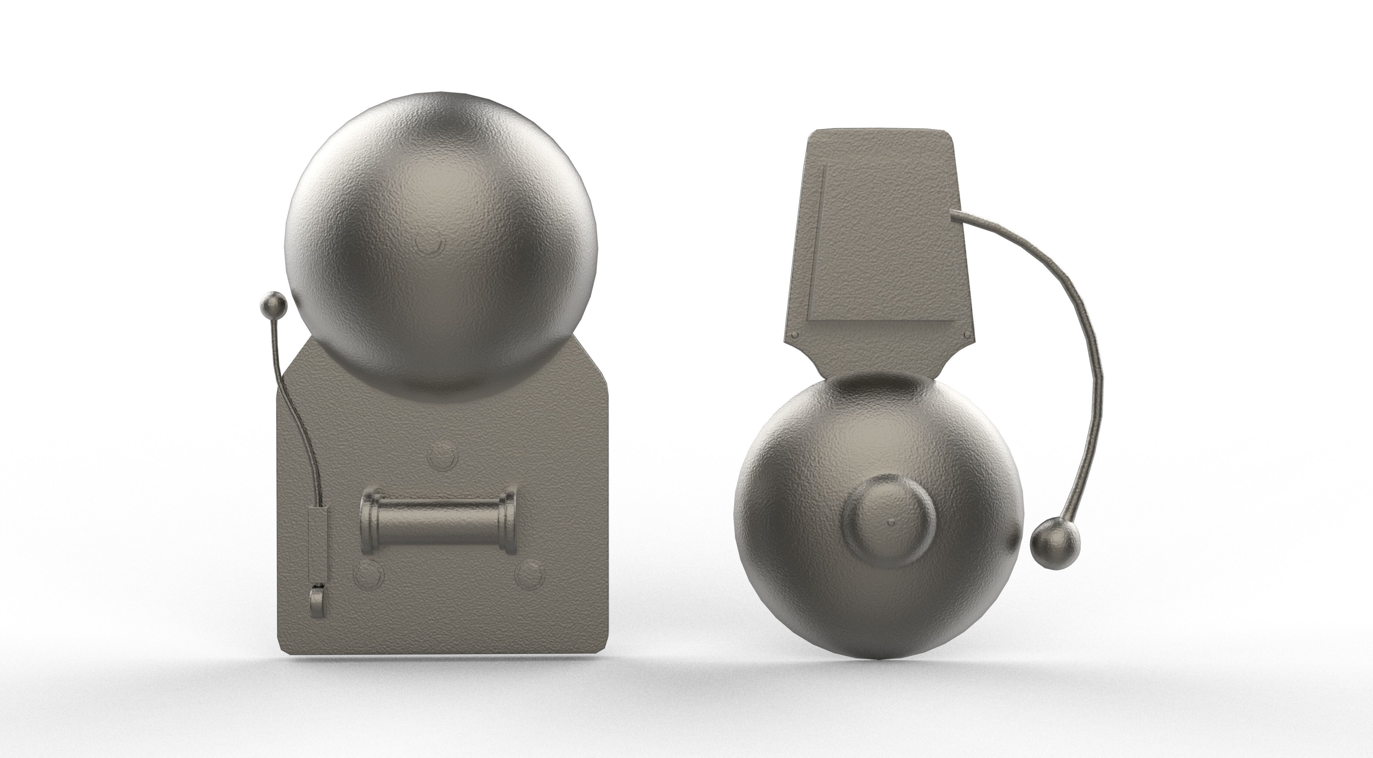 Vintage Bell 3D model_6