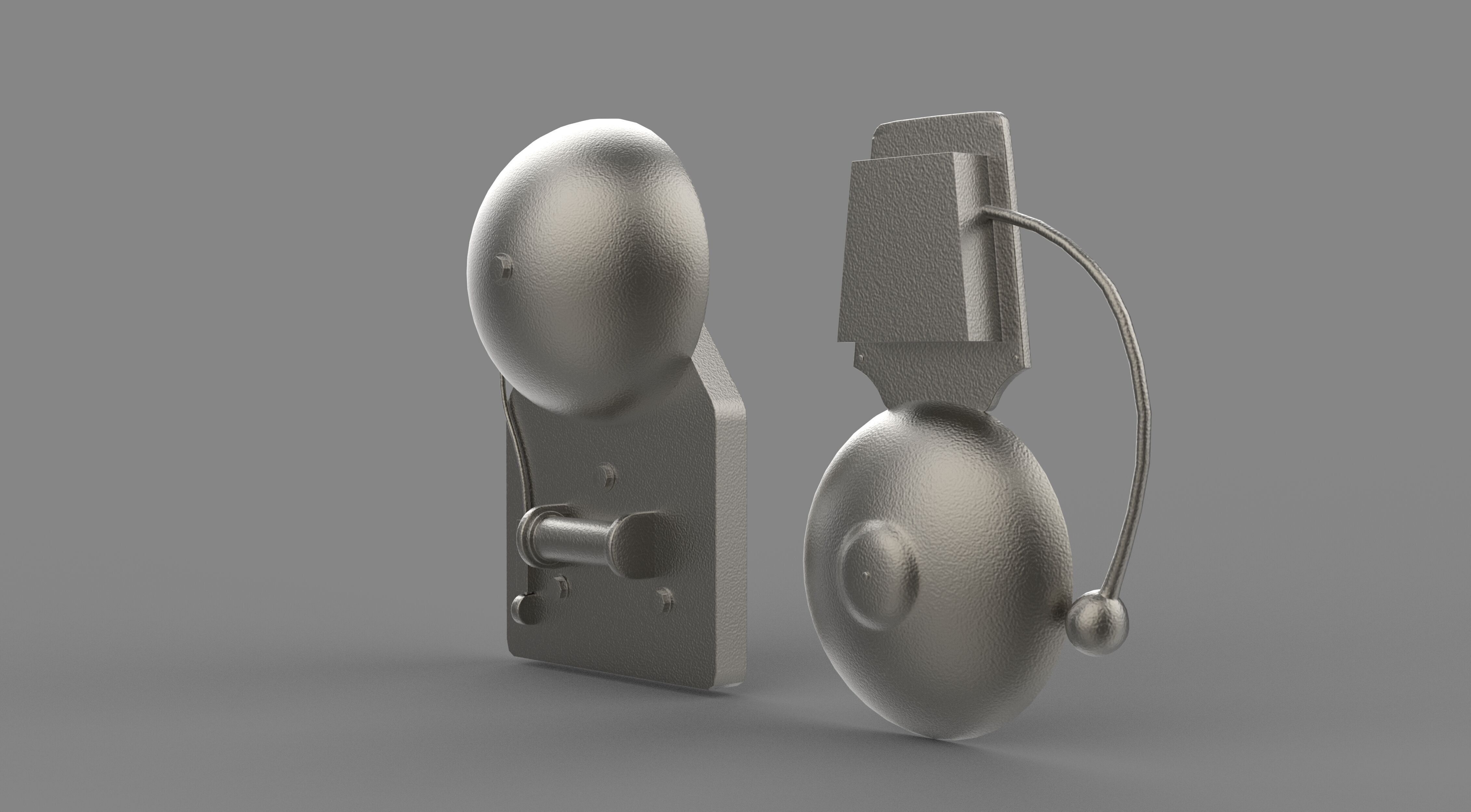 Vintage Bell 3D model_4