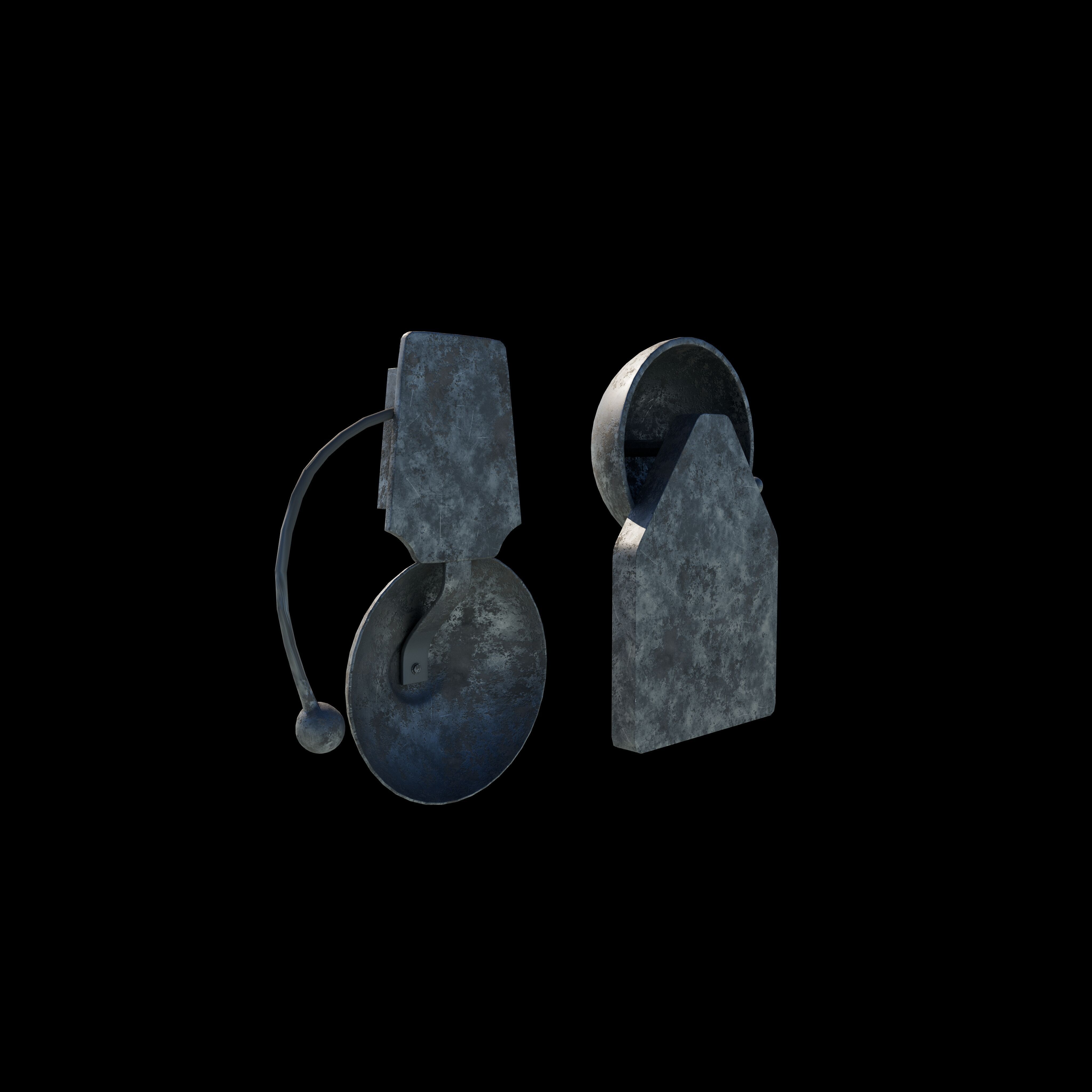 Vintage Bell 3D model_3