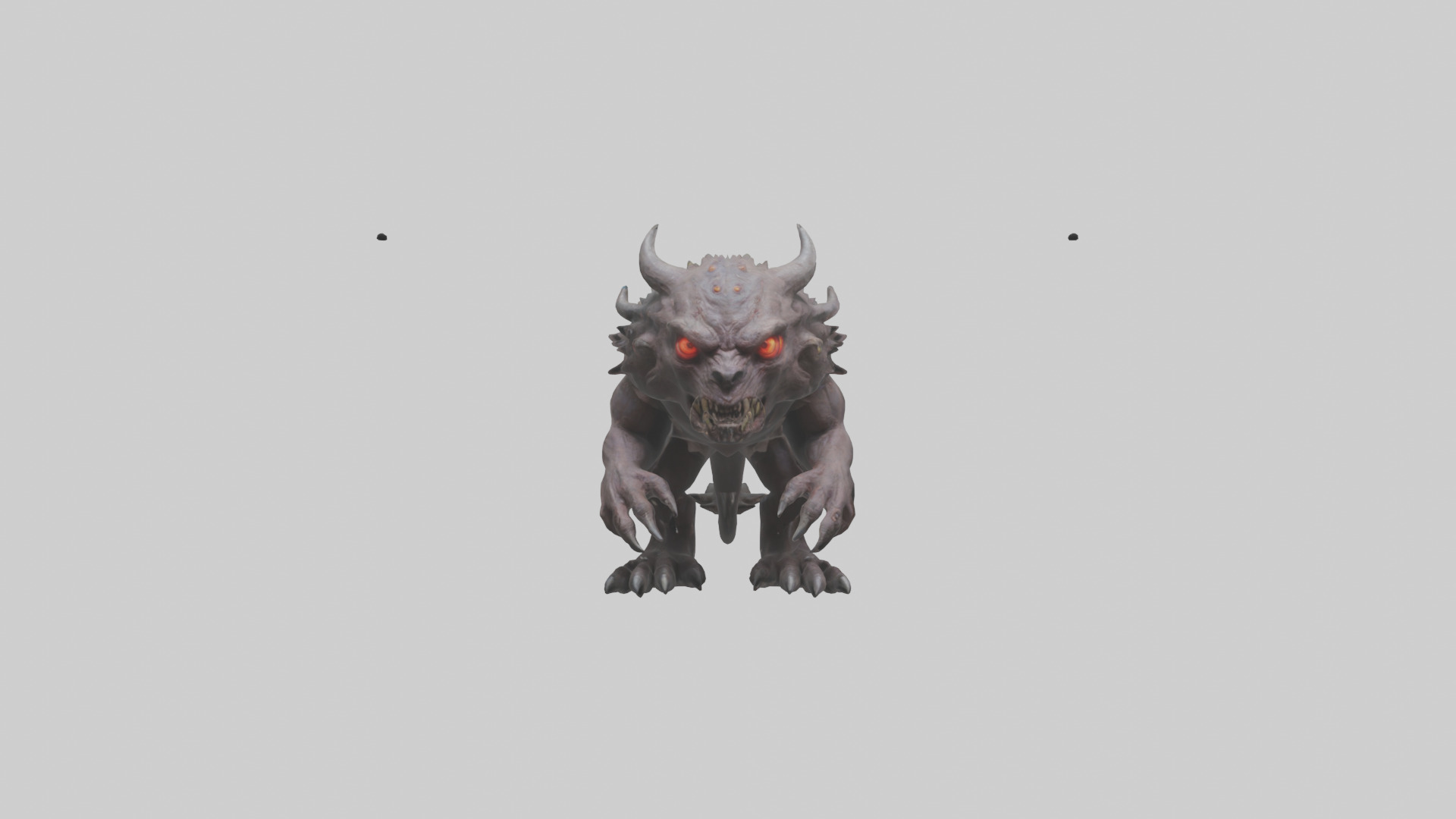 Beast with multiple eyes model 3D model_9