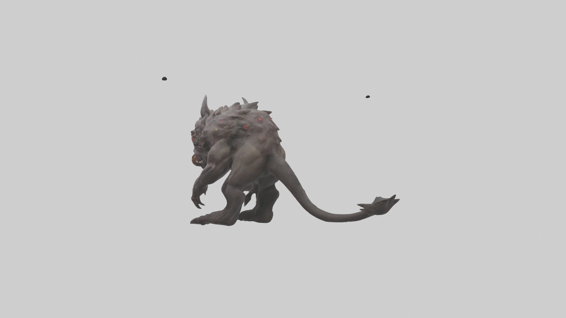Beast with multiple eyes model 3D model_22