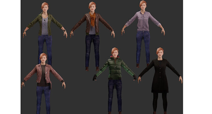 mary jean 3D model