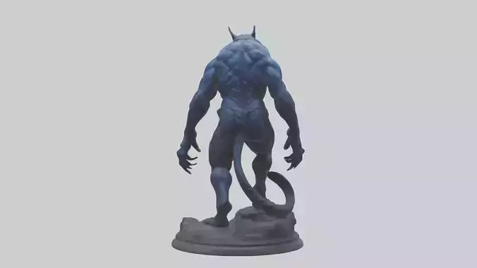 Beast of the Night statue model