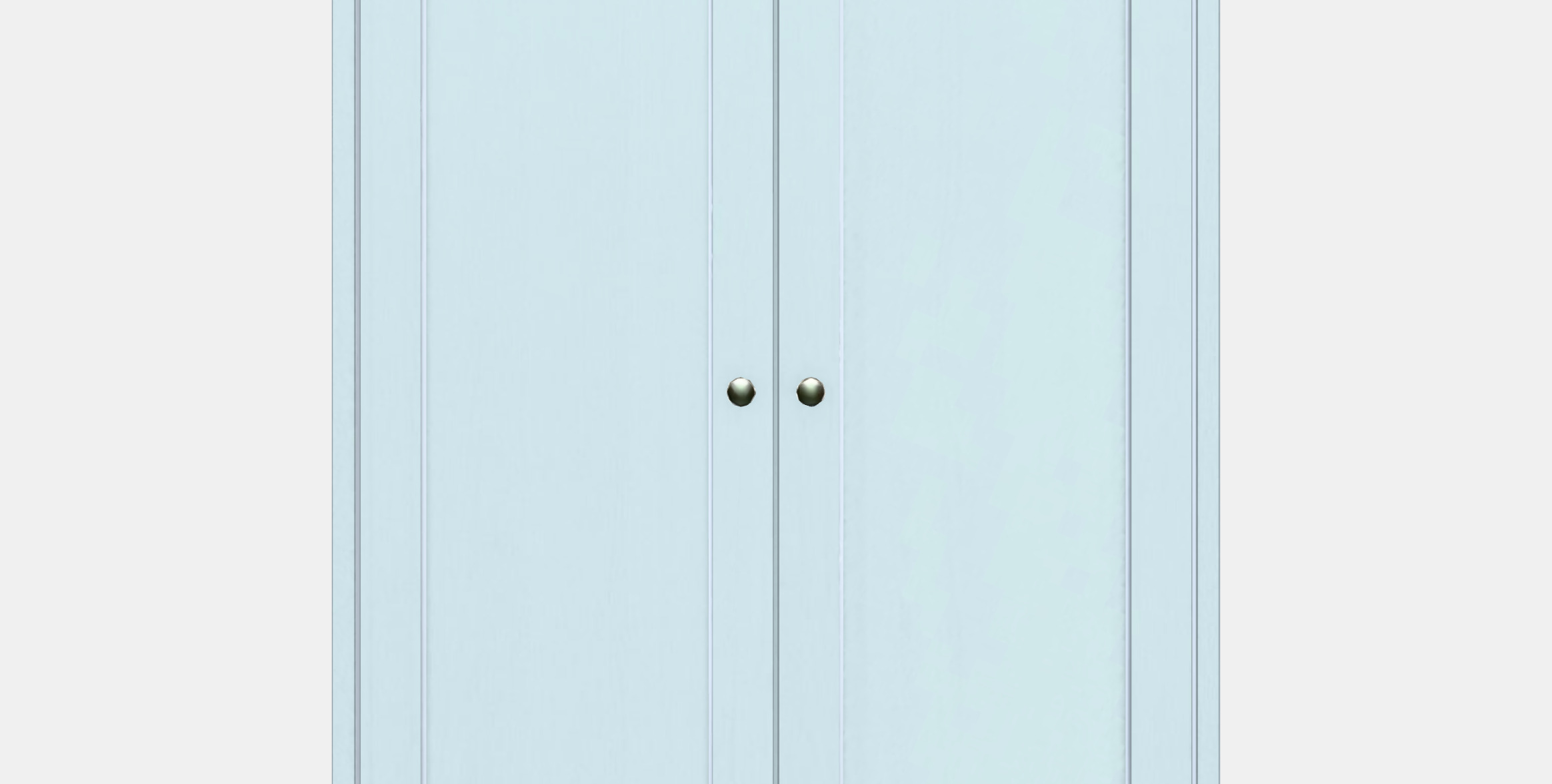 HAVSTA wardrobe Low-poly 3D model_11