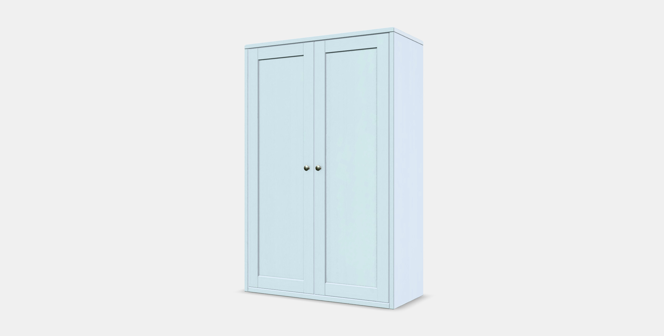 HAVSTA wardrobe Low-poly 3D model_12