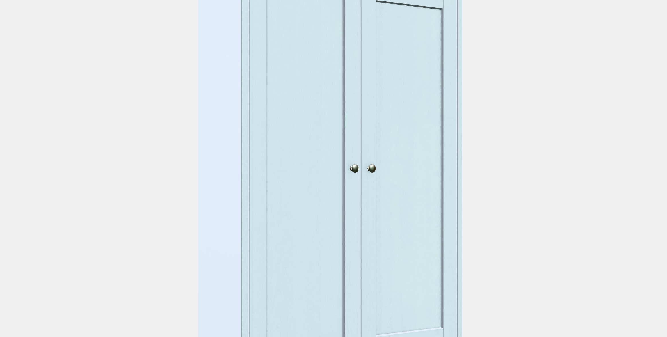 HAVSTA wardrobe Low-poly 3D model_9