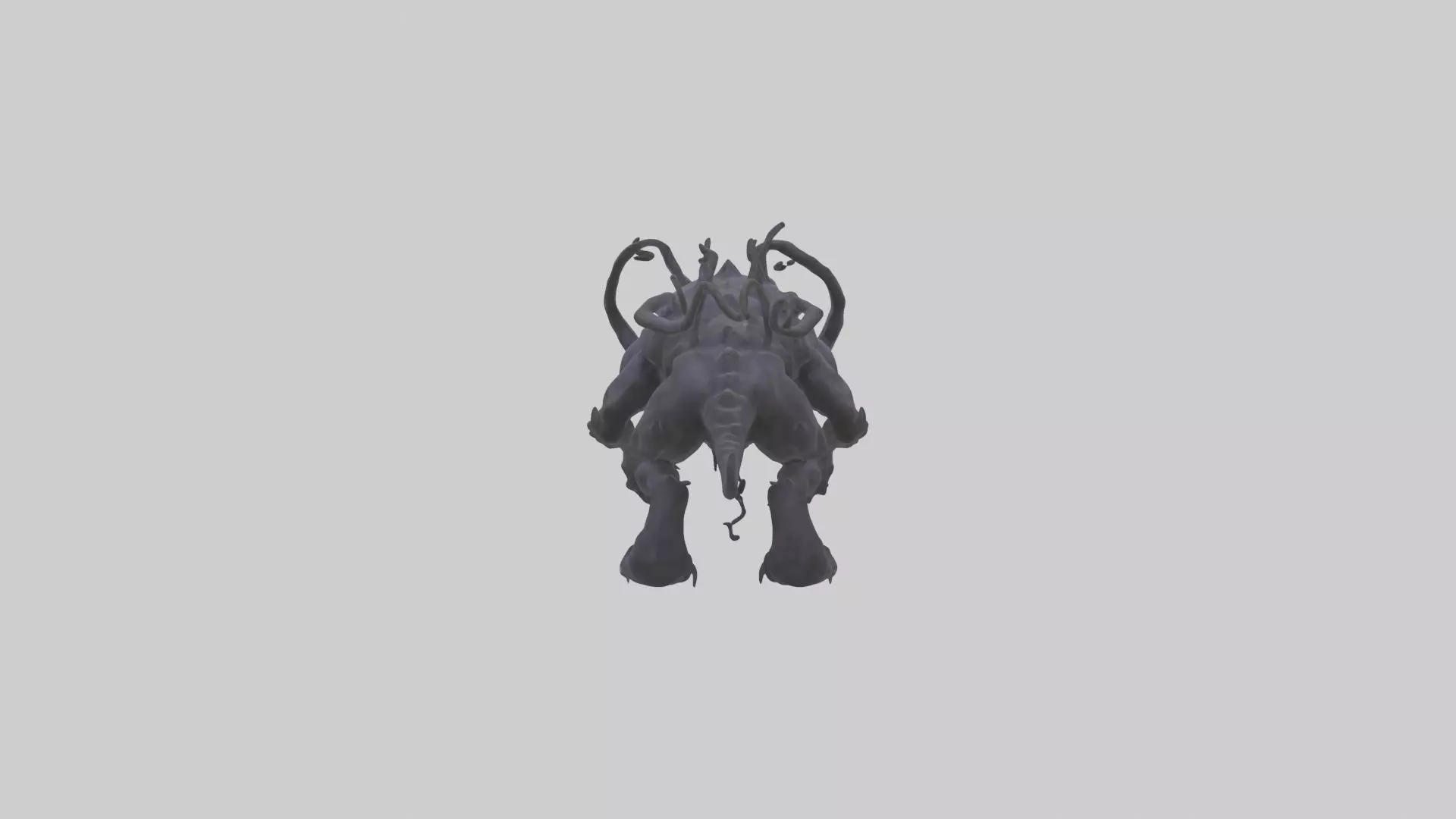 Beast from the Void model Low-poly 3D model_0