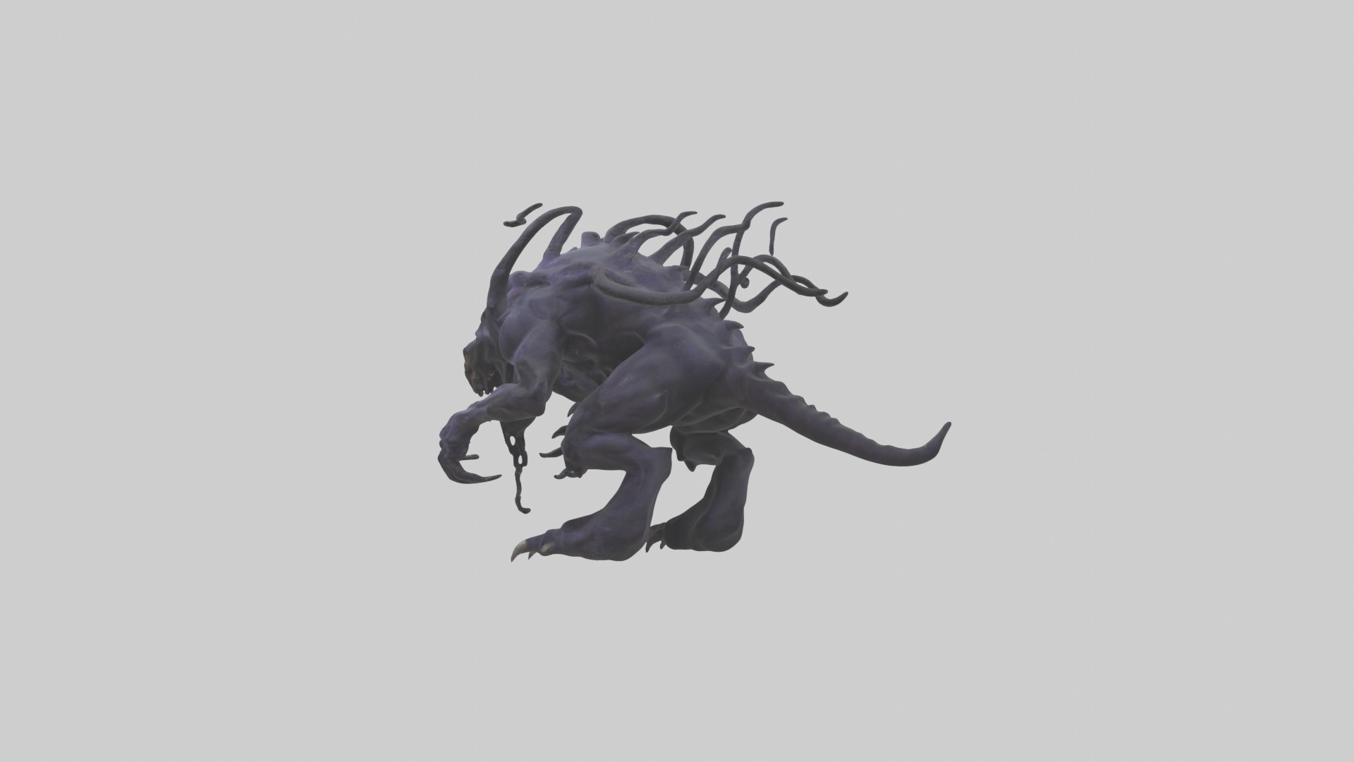 Beast from the Void model Low-poly 3D model_1