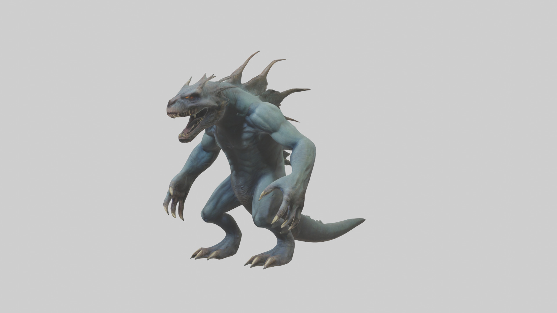 Beast from the Depths model Low-poly 3D model_8