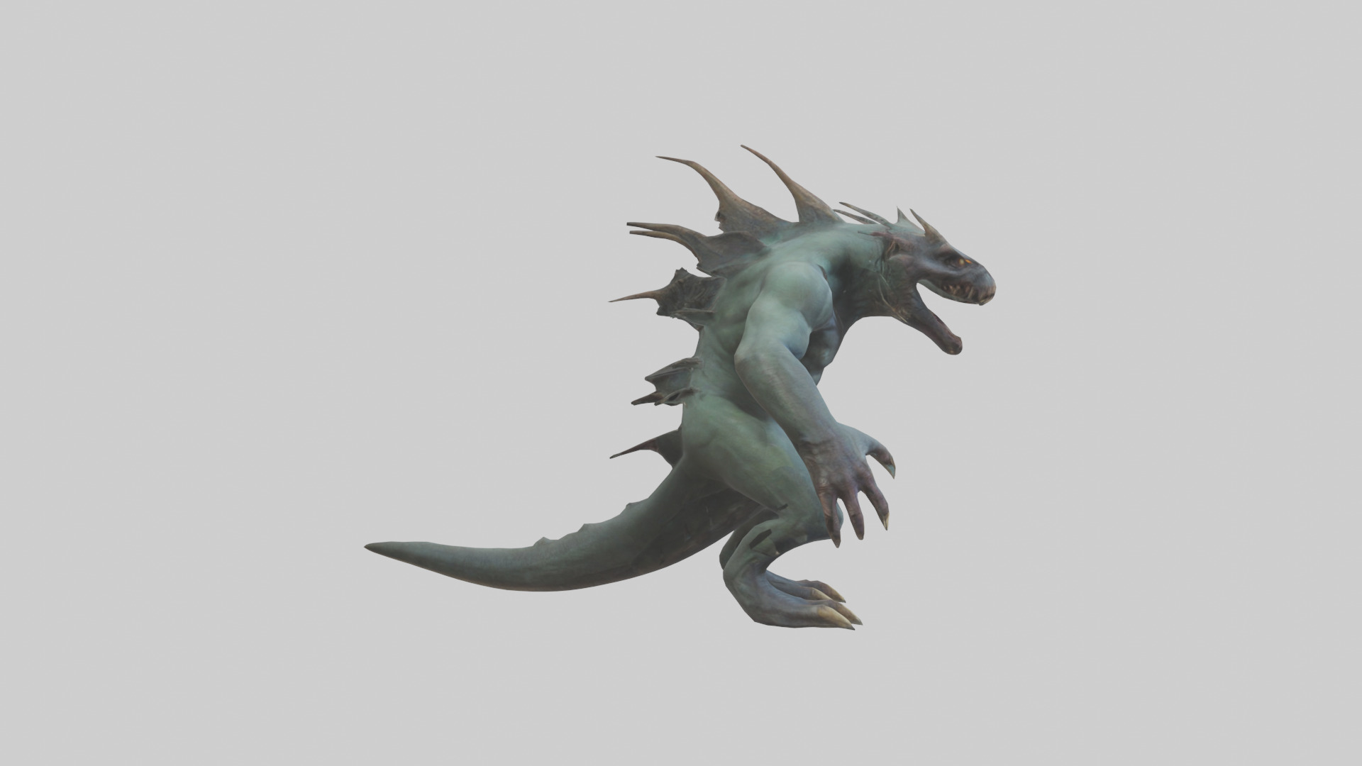 Beast from the Depths model Low-poly 3D model_13