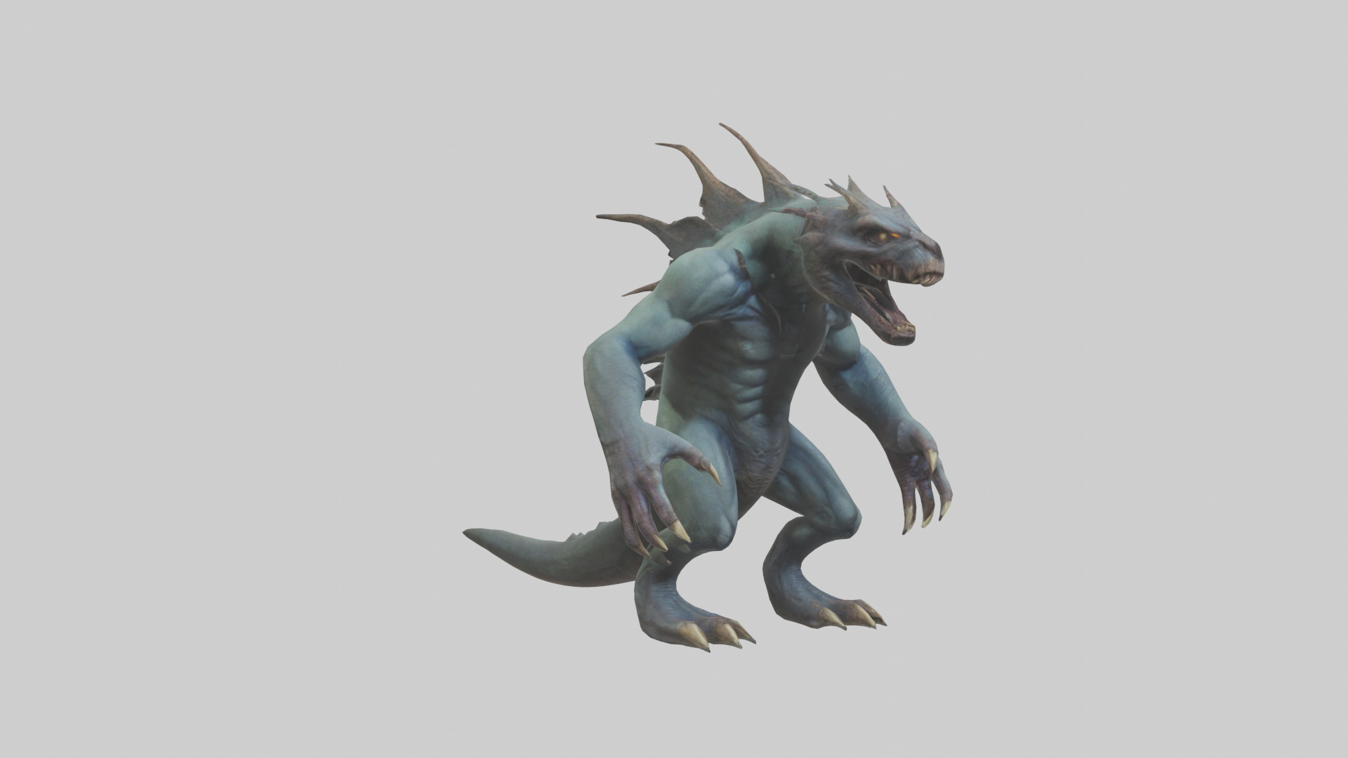 Beast from the Depths model Low-poly 3D model_11