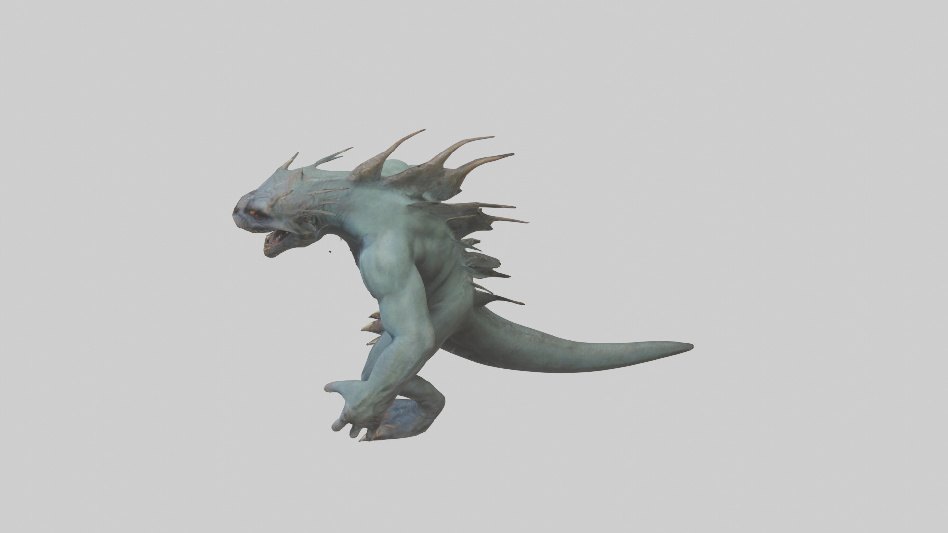 Beast from the Depths model Low-poly 3D model_17