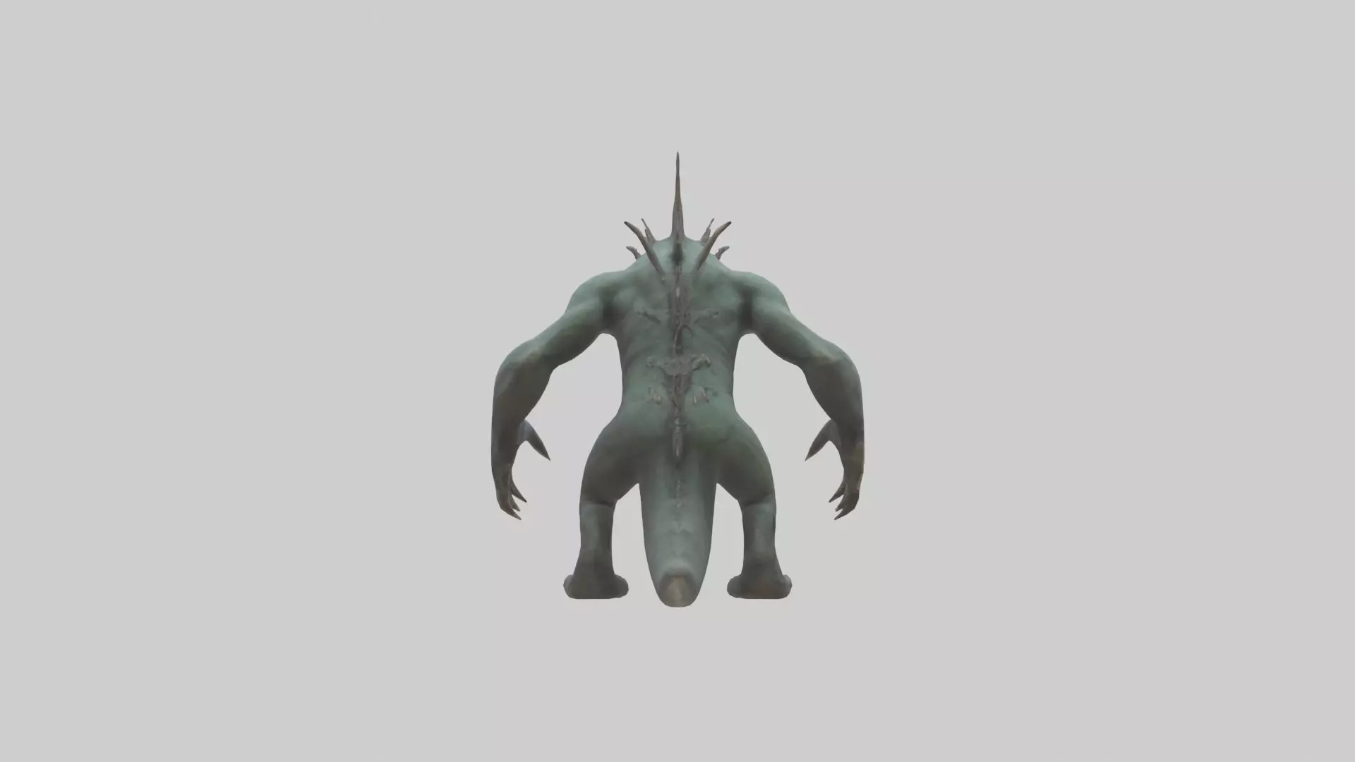 Beast from the Depths model Low-poly 3D model_0