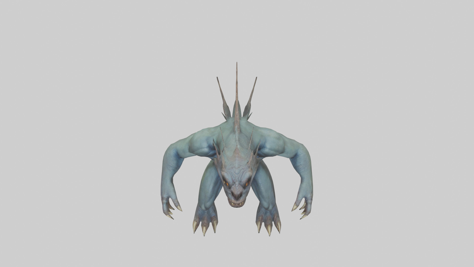 Beast from the Depths model Low-poly 3D model_16