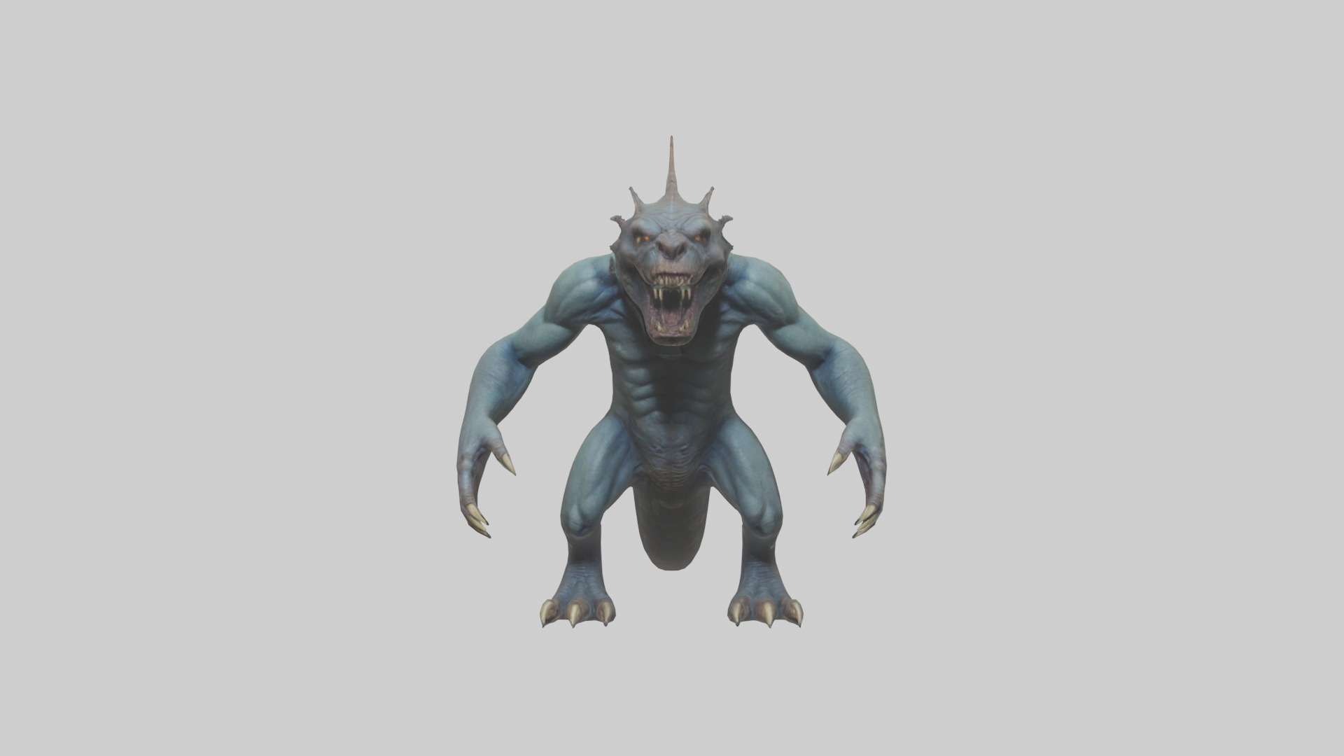 Beast from the Depths model Low-poly 3D model_9
