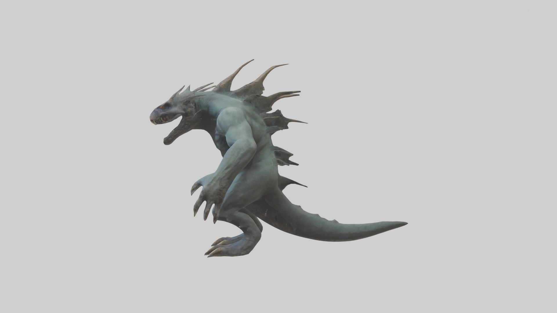 Beast from the Depths model Low-poly 3D model_12