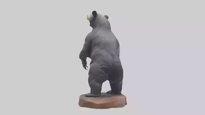Bear statue model