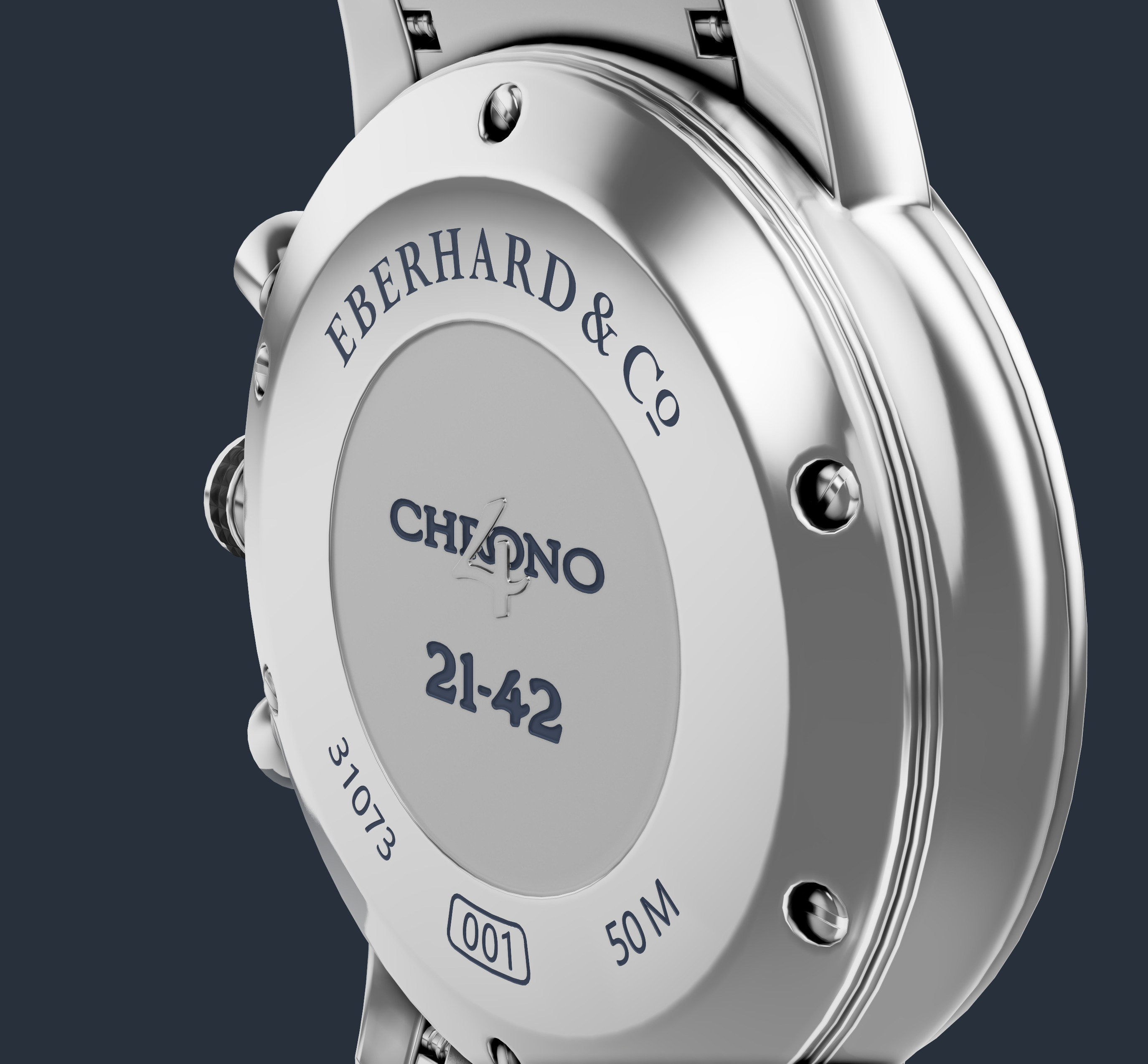 CHRONO 4 Low-poly 3D model_5