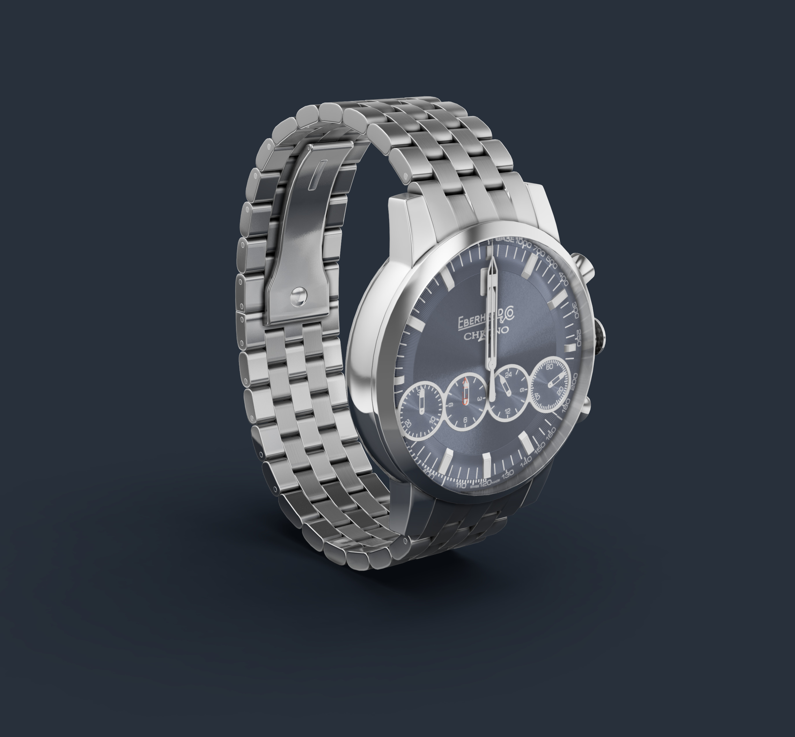 CHRONO 4 Low-poly 3D model_2