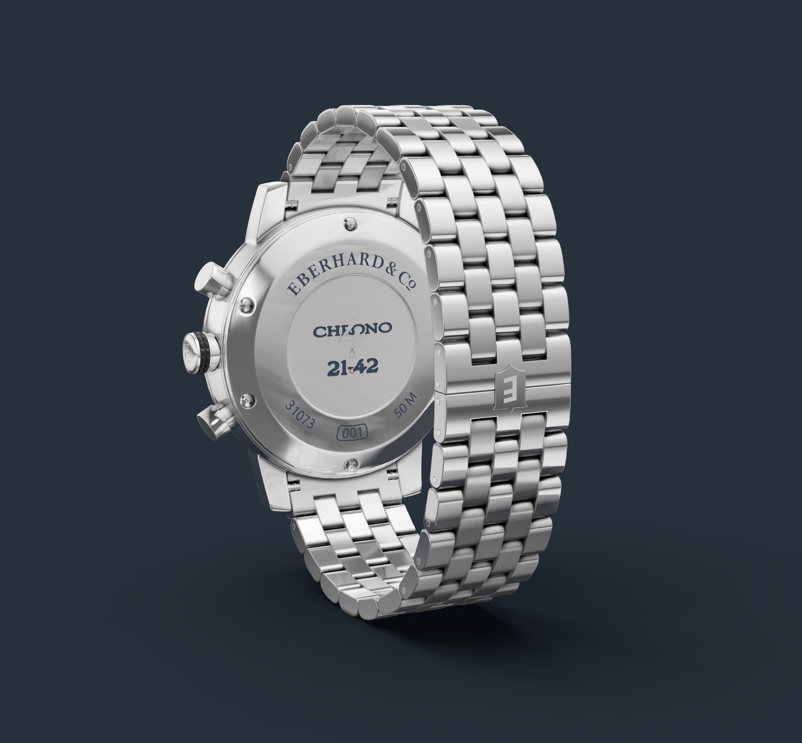 CHRONO 4 Low-poly 3D model_3