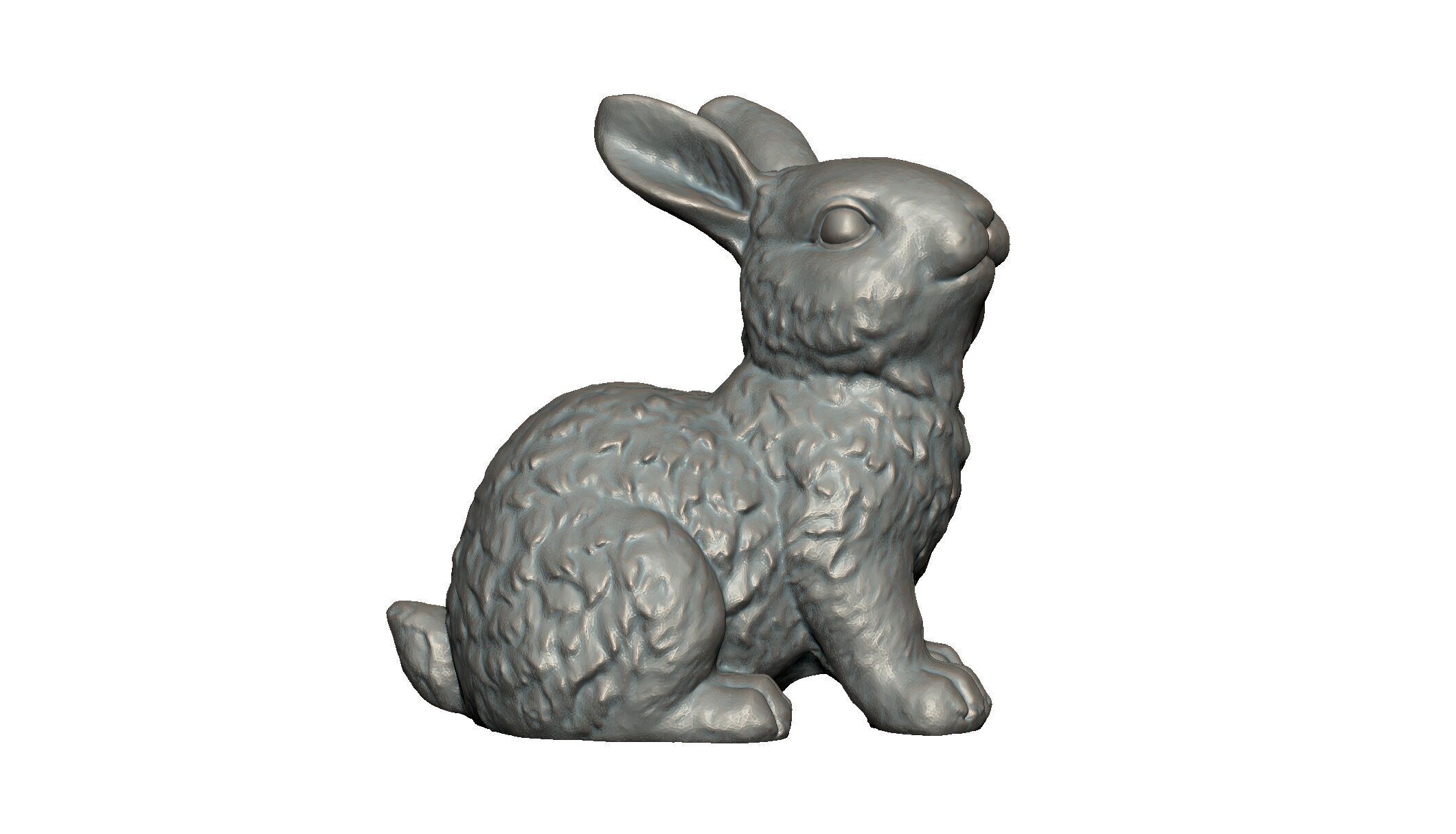 rabbit 3D print model_2