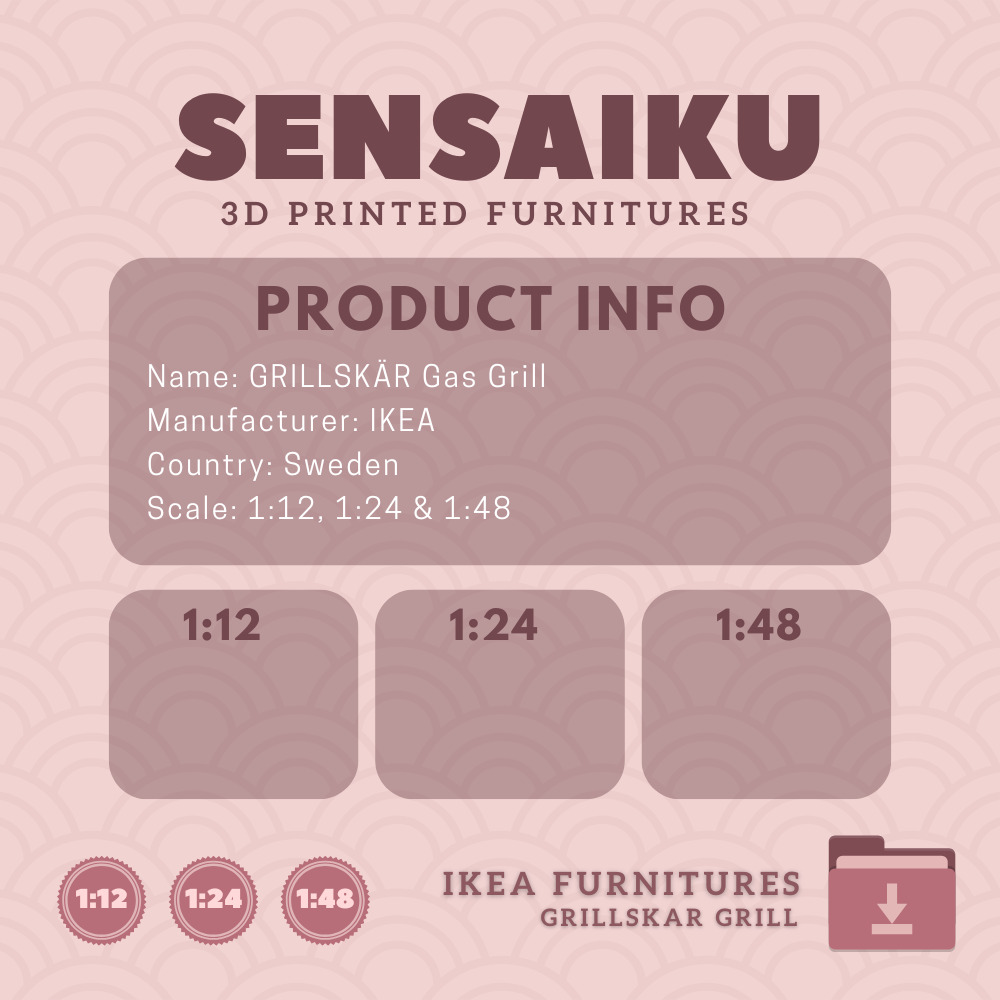 GRILLSKAR Barbecue Gas Grill Kitchen Island V2 4 IKEA 3D Print 3D print model_3