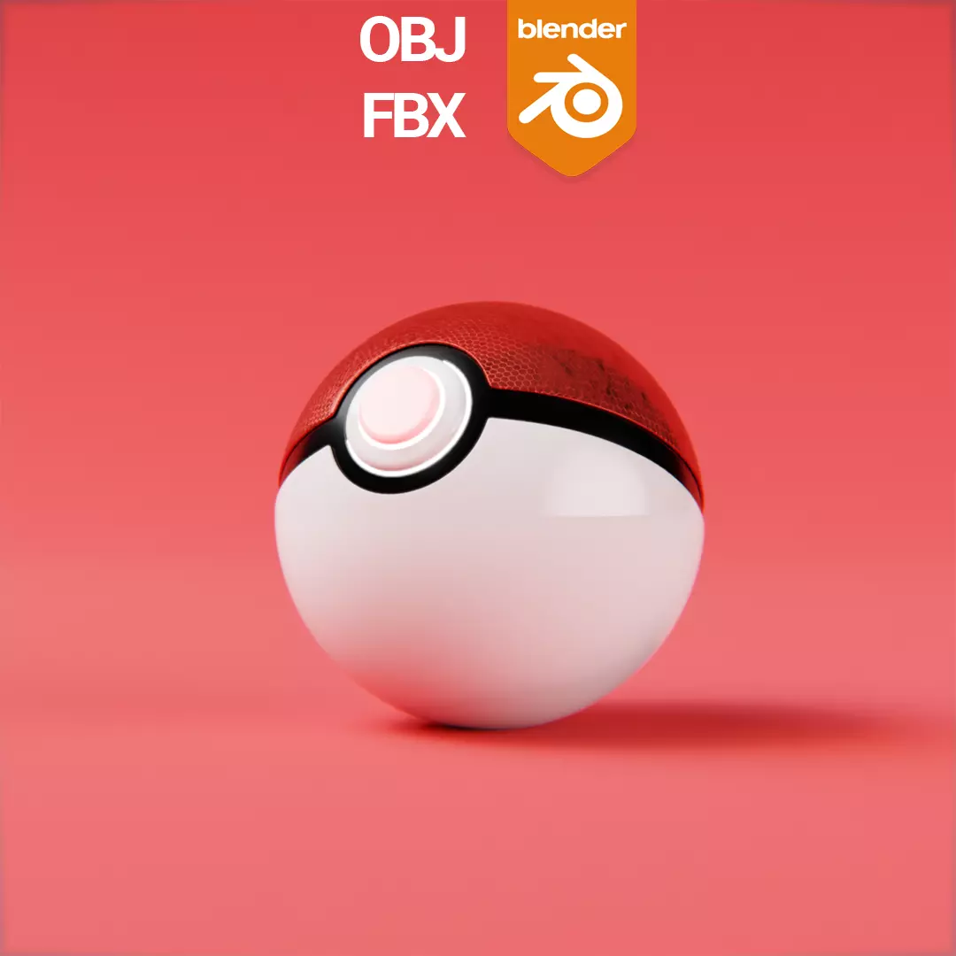 High-Quality Sci-Fi Pokeball Free 3D model_0