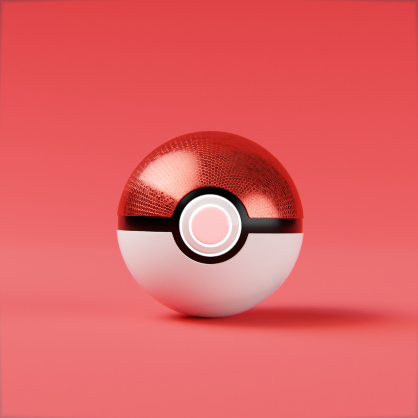 High-Quality Sci-Fi Pokeball Free 3D model_4