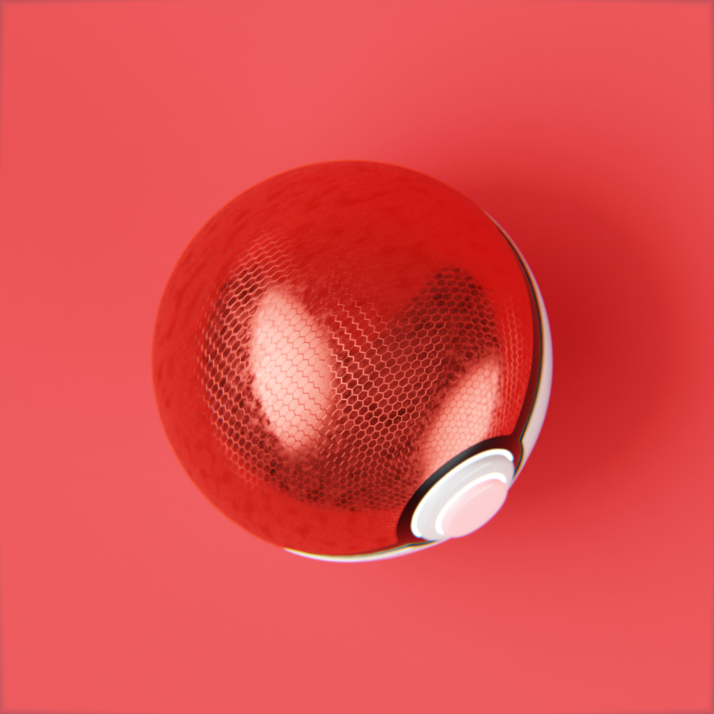 High-Quality Sci-Fi Pokeball Free 3D model_2
